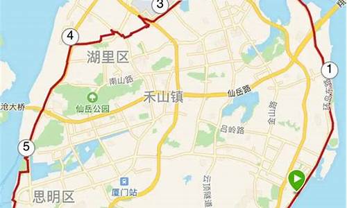 厦门环岛骑行路线,厦门环岛骑行路线图