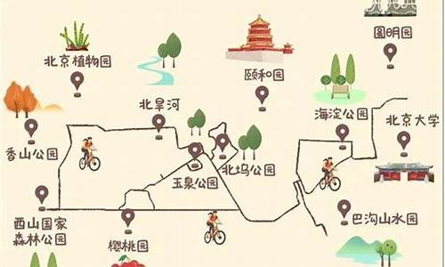 北京单车骑行路线图_北京单车骑行路线