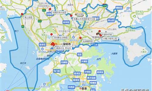 深圳市自助游路线图,深圳市自助游路线