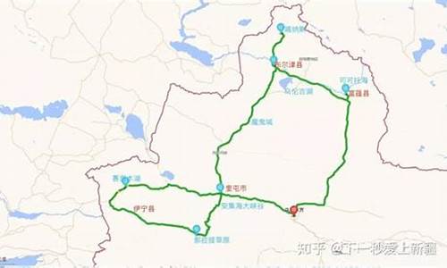 青海新疆自驾路线,青海新疆旅游路线